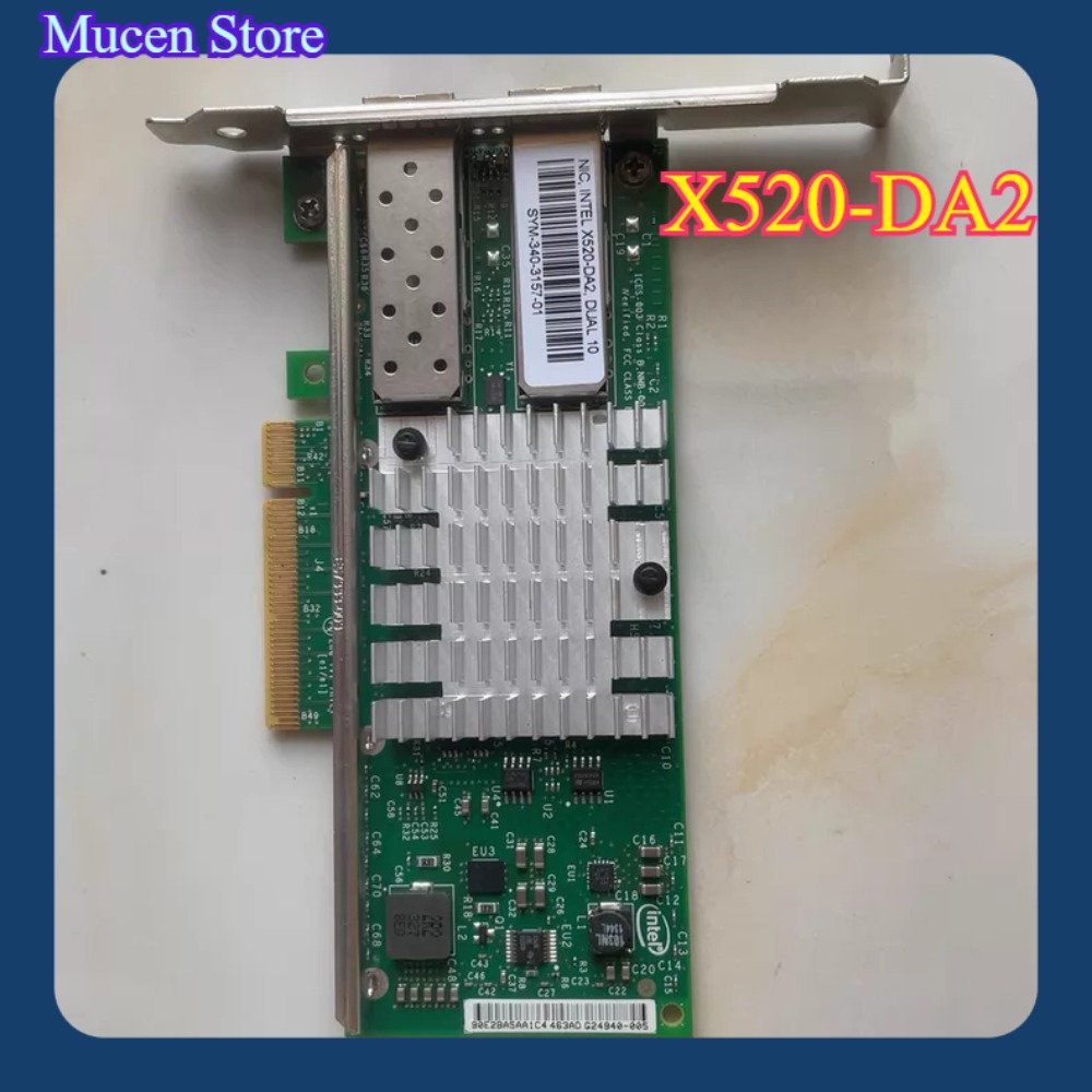10Gb Sfp+ Pcie Network Card Dual Port - X520-DA2 การ์ดเครือข่าย 10Gb SFP+ PCI-E NIC