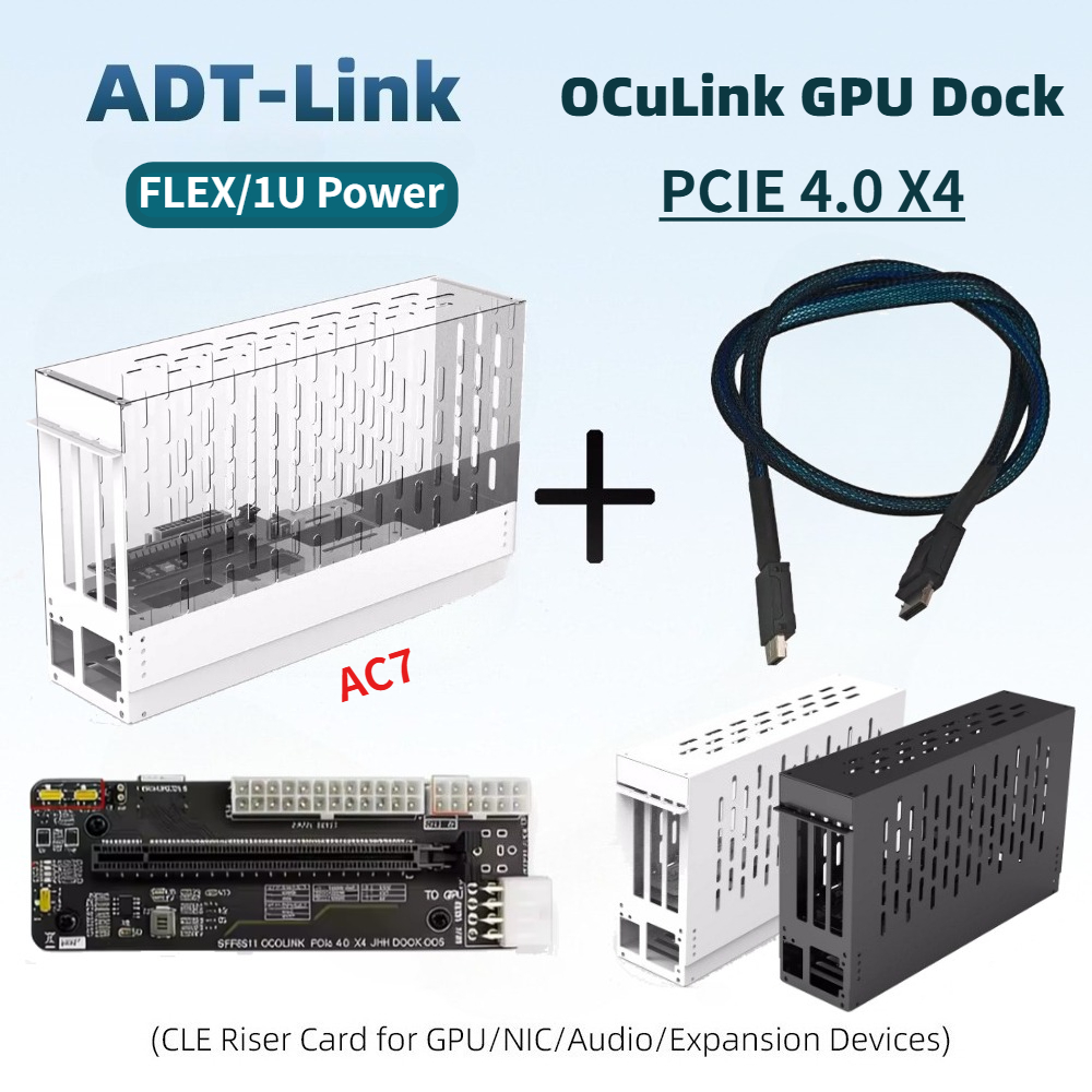 External Gpu Dock Pcie 4.0 Oculink - ด็อคการ์ดจอกราฟิก Oculink EGPU ขนาด 50 ซม.