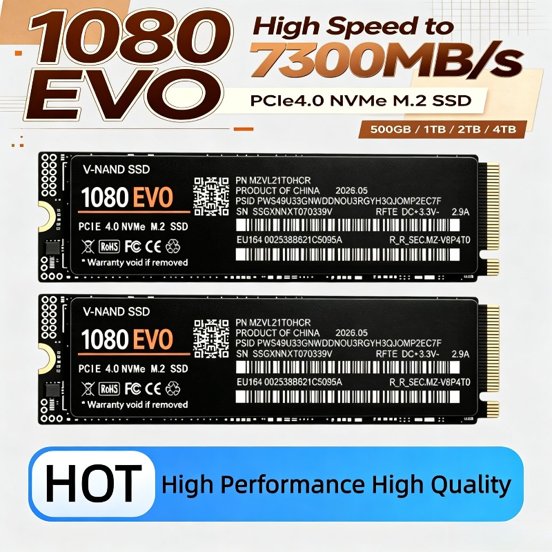 M.2 Nvme 4Tb Pcie 4.0 Ssd - 2026 รุ่นใหม่ 1080 EVO M.2 NVMe