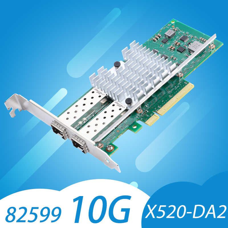 10Gb Sfp+ Pcie Network Card Dual Port - Intel X520-DA2 10Gb SFP+ การ์ดเครือข่าย PCI-E