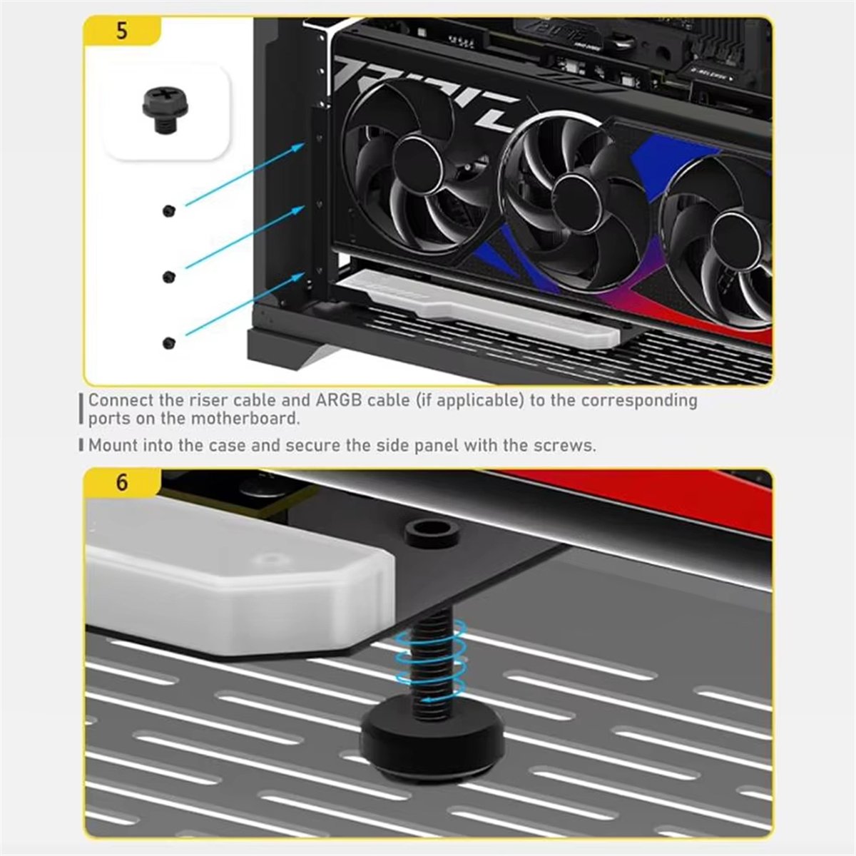L77A ขายึด GPU แนวตั้งพร้อมสาย - Pcie 4.0 X16 Riser Cable 90 Degree บทวิจารณ์และราคา