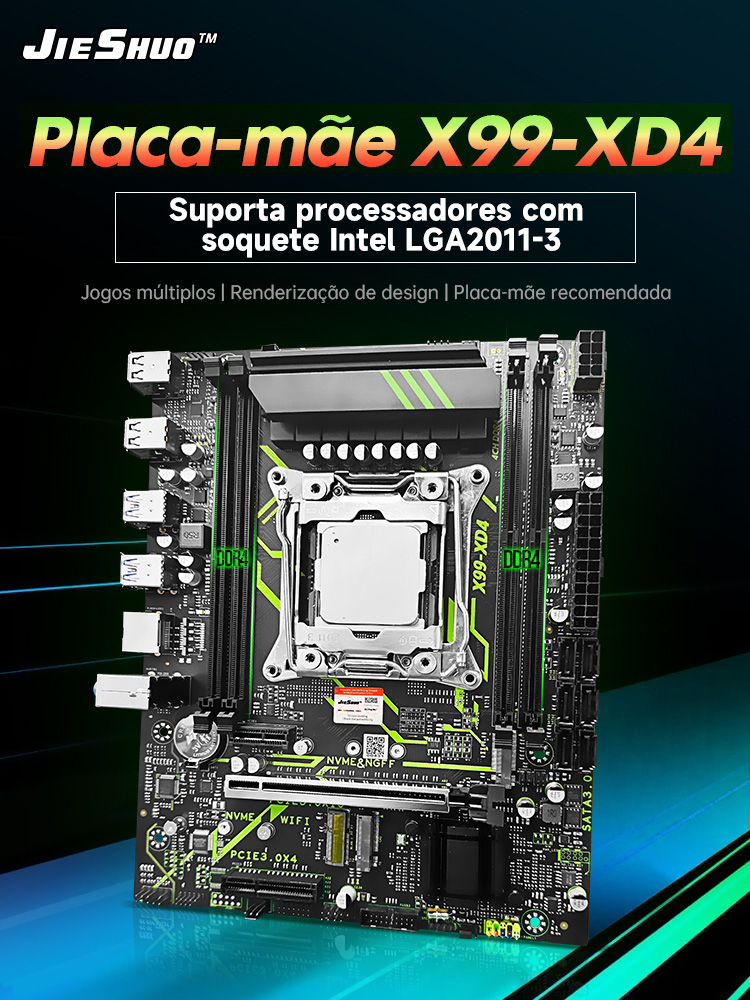 ชุดอัพเกรดเกมเมอร์ JIESHUO X99 - X99 Dual Cpu Motherboard Combo บทวิจารณ์และราคา