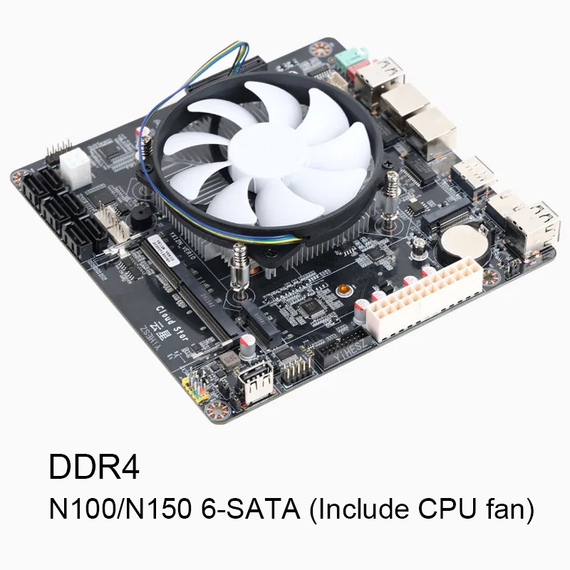 เมนบอร์ด NAS 6 ช่องเสียบ N100/ - Nas Motherboard N100 6 Sata บทวิจารณ์และราคา