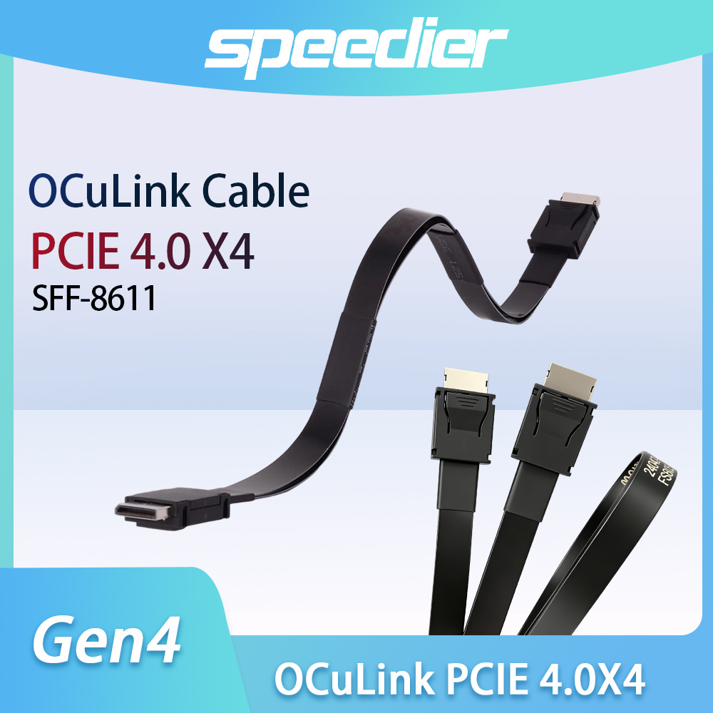 ADT-Link OCuLink SFF-8611 สายเ - External Gpu Dock Pcie 4.0 Oculink บทวิจารณ์และราคา