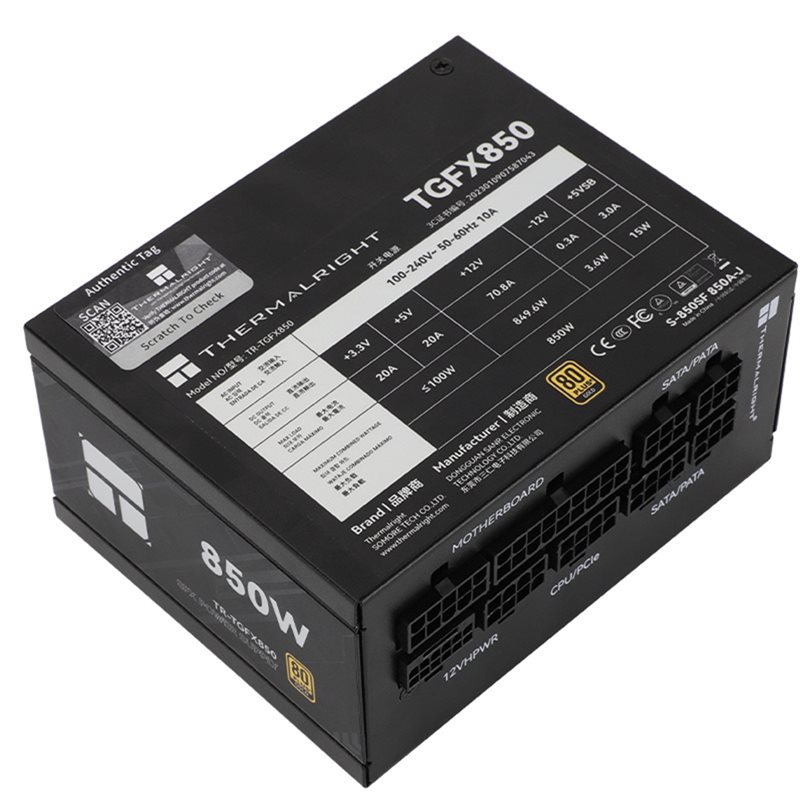 Thermalright TR-TGFX850 SFX รา - Sfx Power Supply 850W Gold บทวิจารณ์และราคา