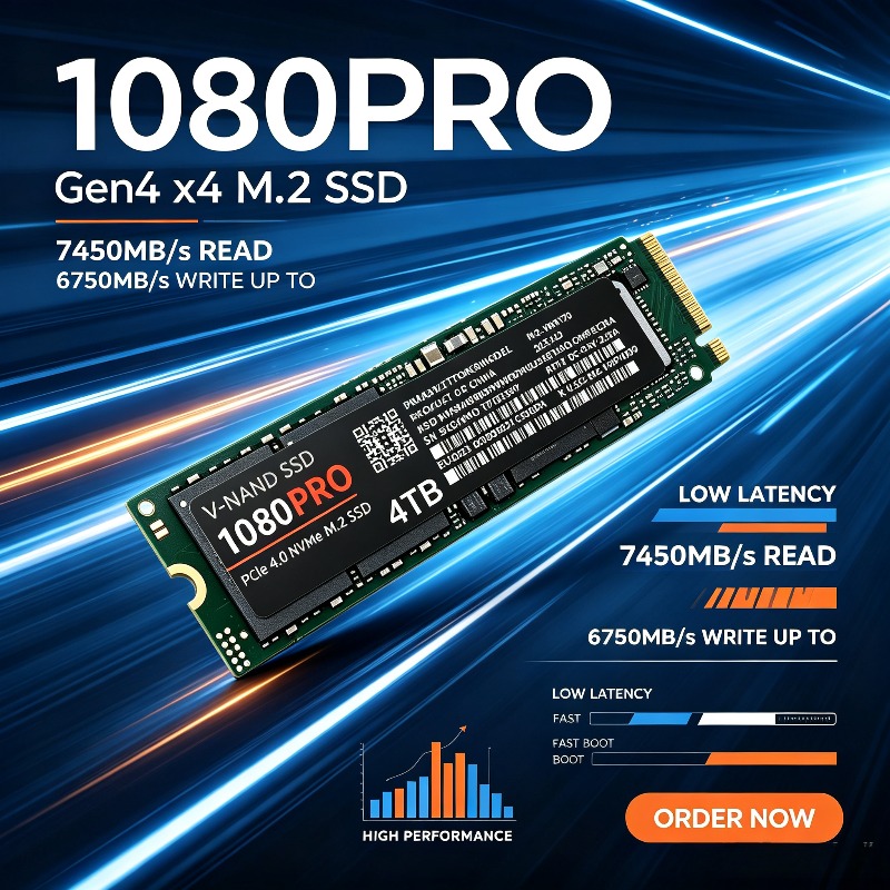 Original 1080Pro 512GB-4TB PCI - M.2 Nvme 4Tb Pcie 4.0 Ssd บทวิจารณ์และราคา