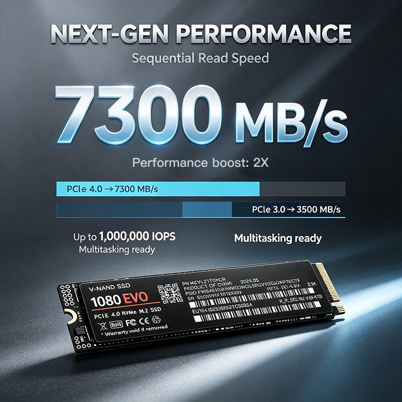 2026 รุ่นใหม่ 1080 EVO M.2 NVM - M.2 Nvme 4Tb Pcie 4.0 Ssd บทวิจารณ์และราคา