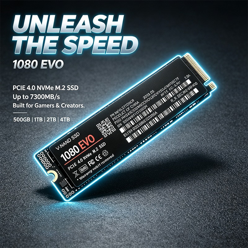 2026 รุ่นใหม่ 1080 EVO M.2 NVM - M.2 Nvme 4Tb Pcie 4.0 Ssd บทวิจารณ์และราคา