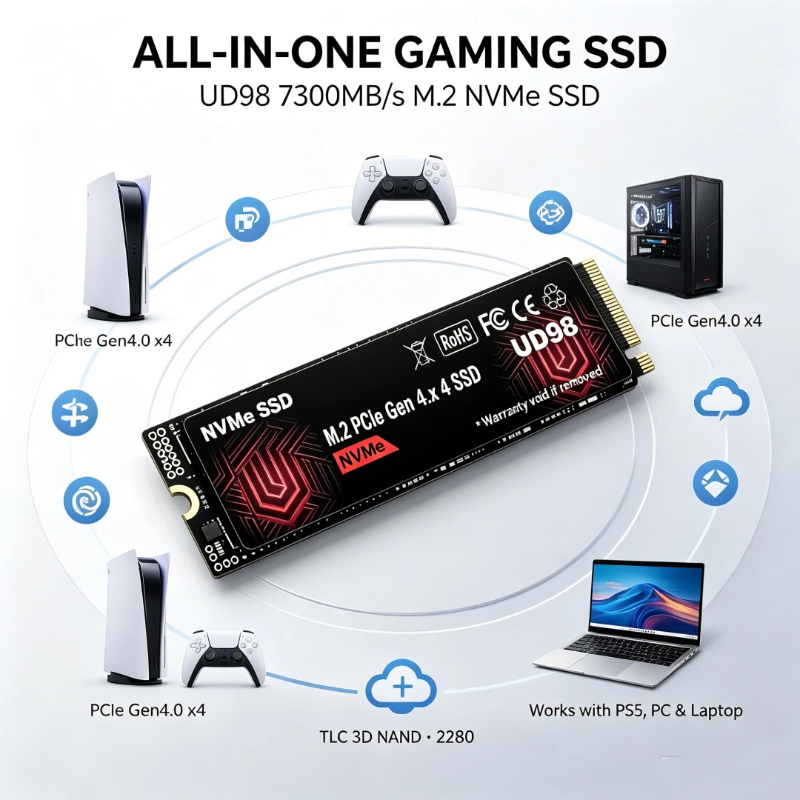 2026 ใหม่ ของแท้ UD98 M.2 NVMe - M.2 Nvme 4Tb Pcie 4.0 Ssd บทวิจารณ์และราคา