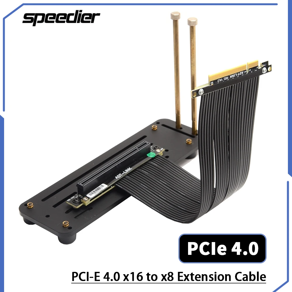 Riser PCI Express 4.0 X8 ถึง X - Pcie 4.0 X16 Riser Cable 90 Degree บทวิจารณ์และราคา