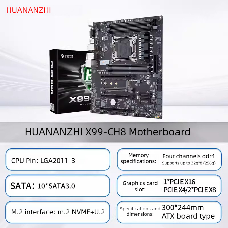 HUANANZHI LGA2011-3 X99 เมนบอร - X99 Dual Cpu Motherboard Combo บทวิจารณ์และราคา
