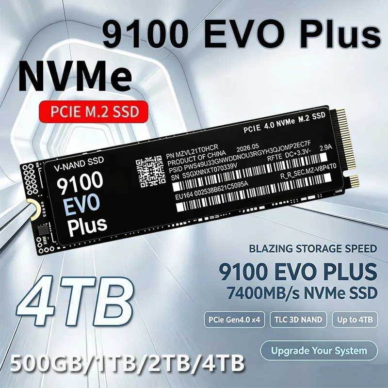 9100 EVO Plus M.2 NVMe SSD 1TB - M.2 Nvme 4Tb Pcie 4.0 Ssd บทวิจารณ์และราคา
