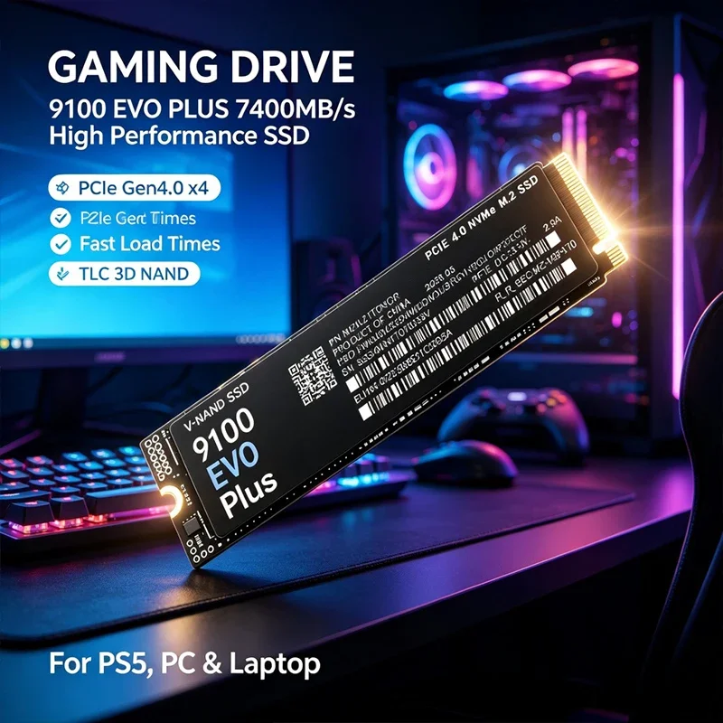 9100 EVO Plus M.2 NVMe SSD 1TB - M.2 Nvme 4Tb Pcie 4.0 Ssd บทวิจารณ์และราคา