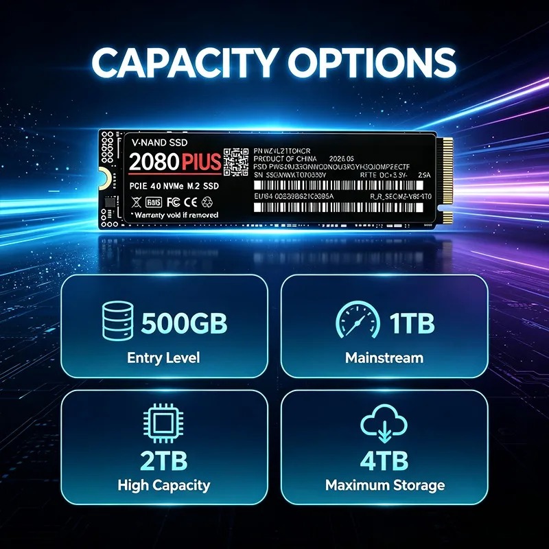 ใหม่ 2080 PLUS NVMe M.2 2280 S - M.2 Nvme 4Tb Pcie 4.0 Ssd บทวิจารณ์และราคา