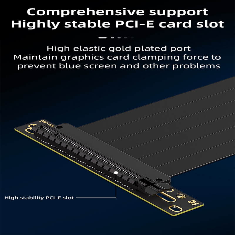 TEUCER แนวตั้ง GPU ยึดกราฟิกกา - Pcie 4.0 X16 Riser Cable 90 Degree บทวิจารณ์และราคา