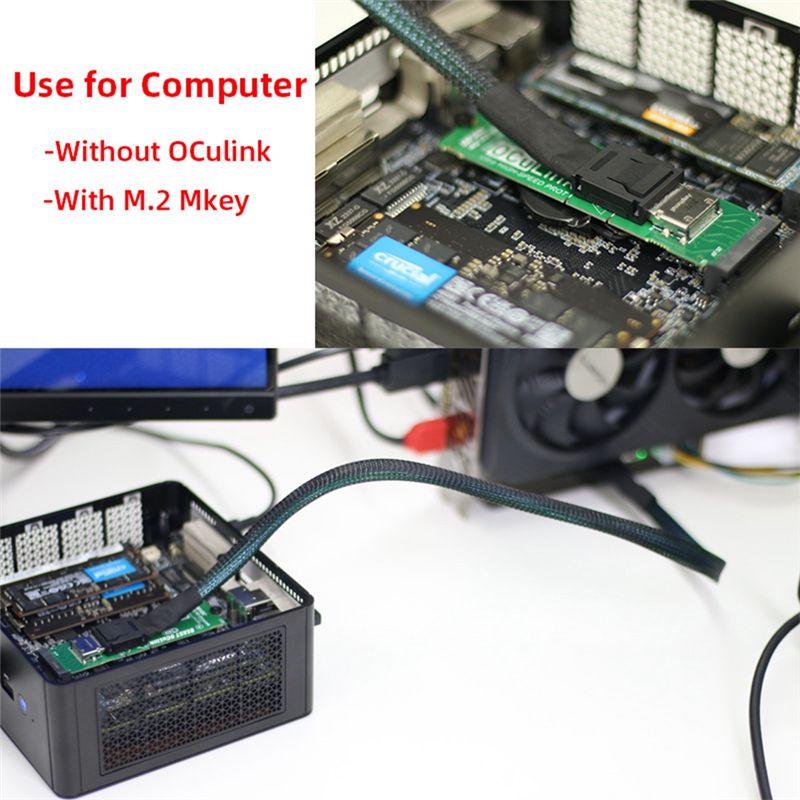 AY14 -M.2 MKEY อะแดปเตอร์ OCUL - External Gpu Dock Pcie 4.0 Oculink บทวิจารณ์และราคา