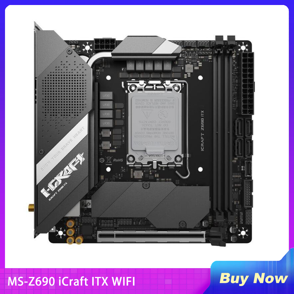 เมนบอร์ด MS-Z690 iCraft ITX WI - Lga 1700 Ddr5 Itx Motherboard บทวิจารณ์และราคา