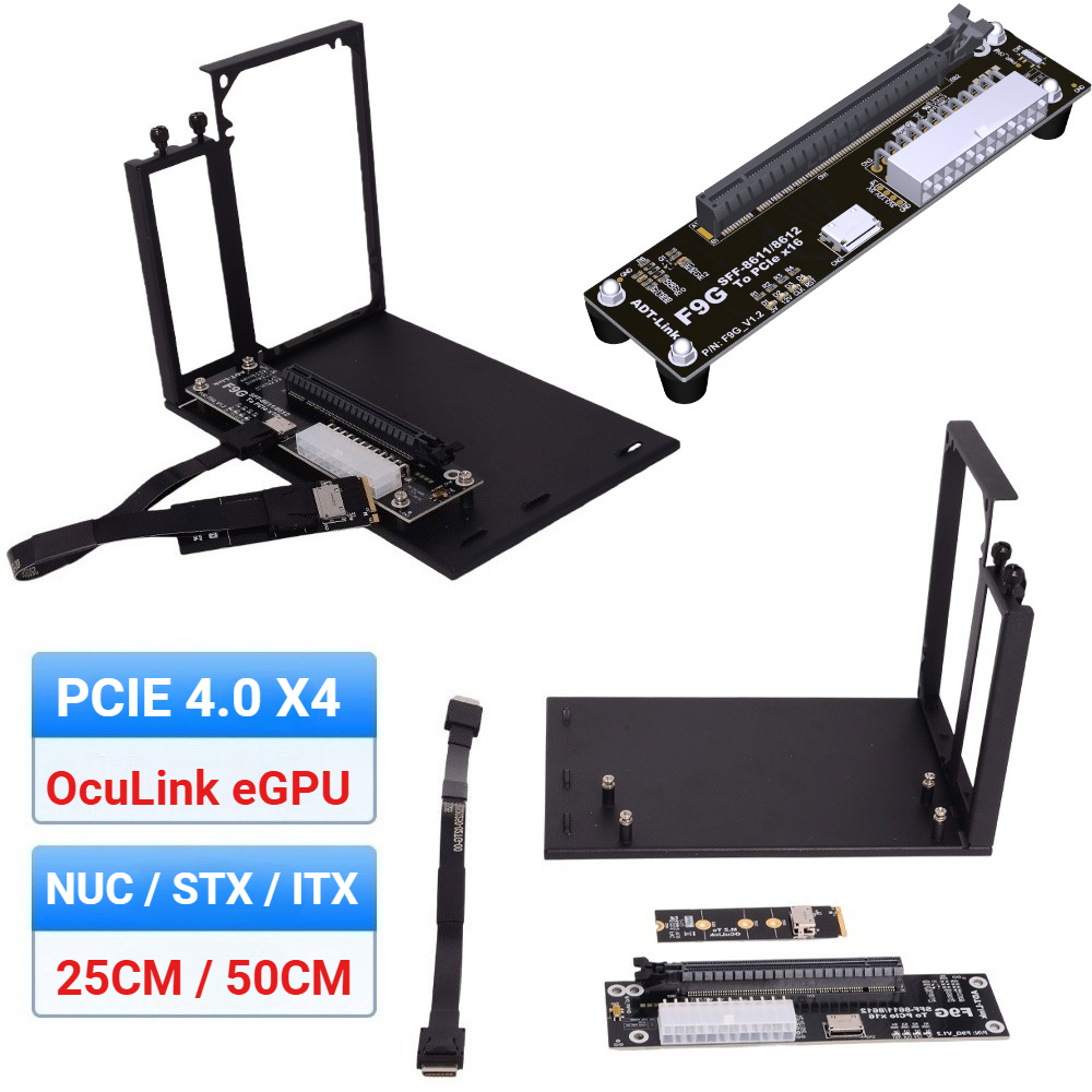 อะแดปเตอร์ F9G-BK7 EGPU Oculin - External Gpu Dock Pcie 4.0 Oculink บทวิจารณ์และราคา