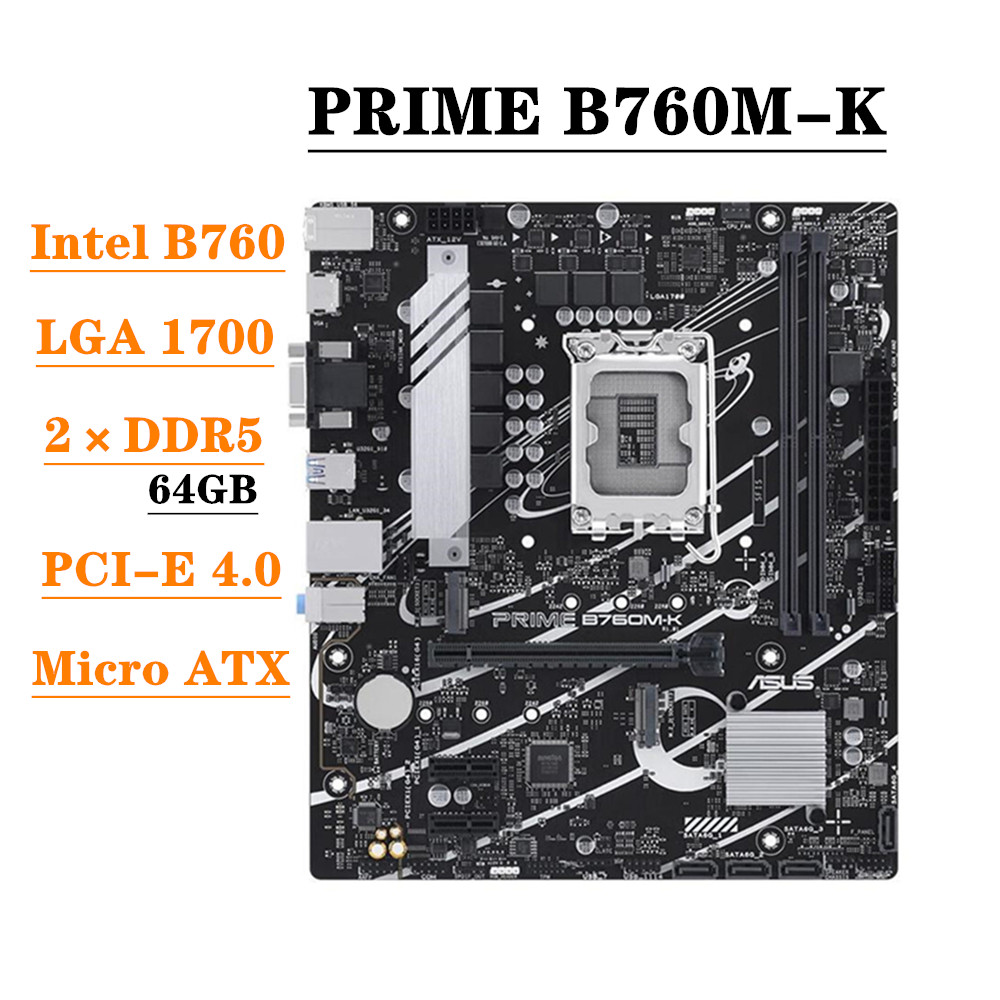 เมนบอร์ด ASUS PRIME B760M-K รอ - Lga 1700 Ddr5 Itx Motherboard บทวิจารณ์และราคา