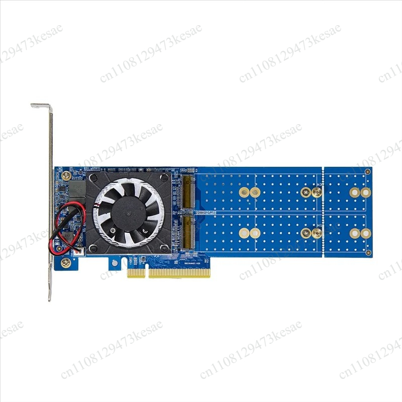 การ์ดขยาย PCIe 4.0 NVMe M.2 ชิ - Quad M.2 Nvme Pcie Bifurcation Card บทวิจารณ์และราคา
