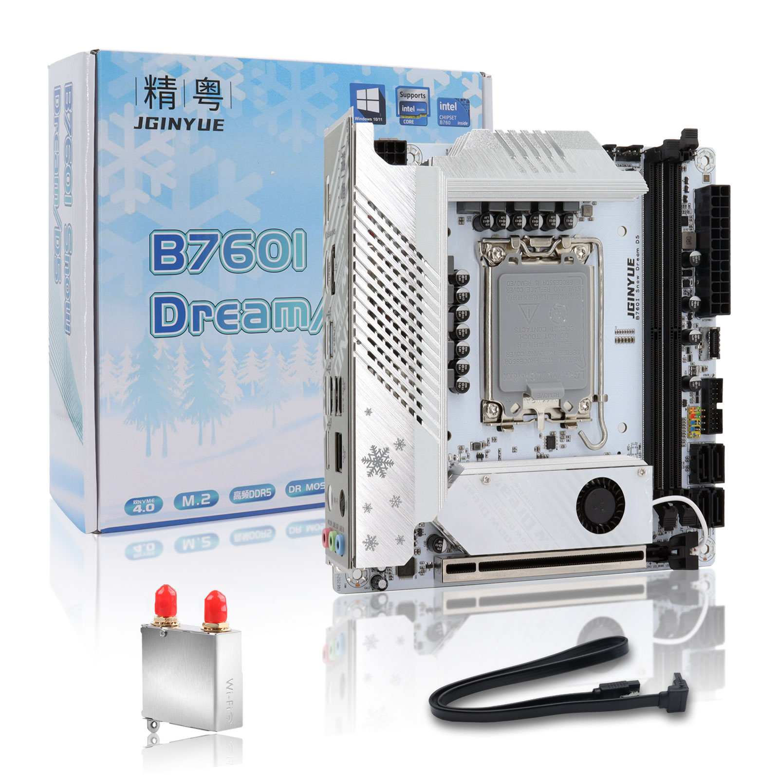 เมนบอร์ด B760i ARGB WIFI DDR5  - Lga 1700 Ddr5 Itx Motherboard บทวิจารณ์และราคา