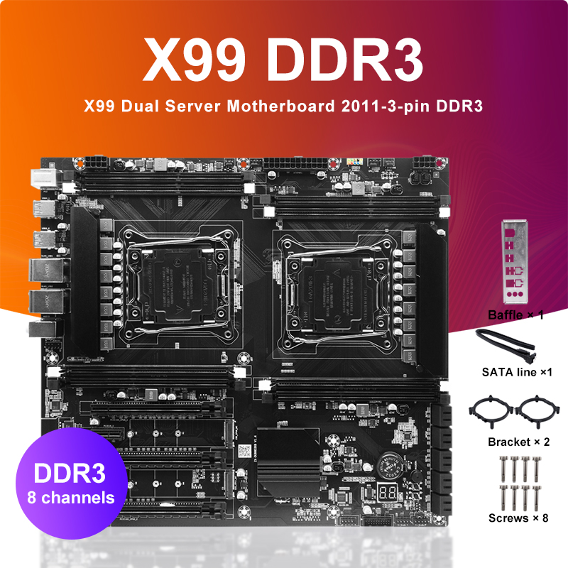 X99 Dual-ซ็อกเก็ต CPU เมนบอร์ด - X99 Dual Cpu Motherboard Combo บทวิจารณ์และราคา